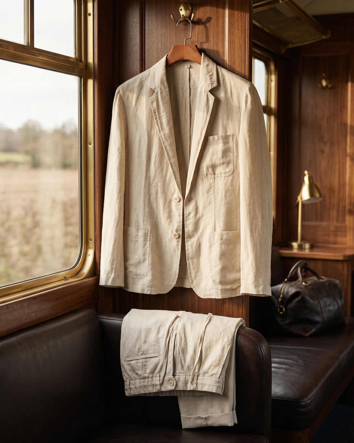 ENSEMBLE COSTUME EN LIN MARLOW