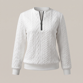 Blanc (Zip Noir)