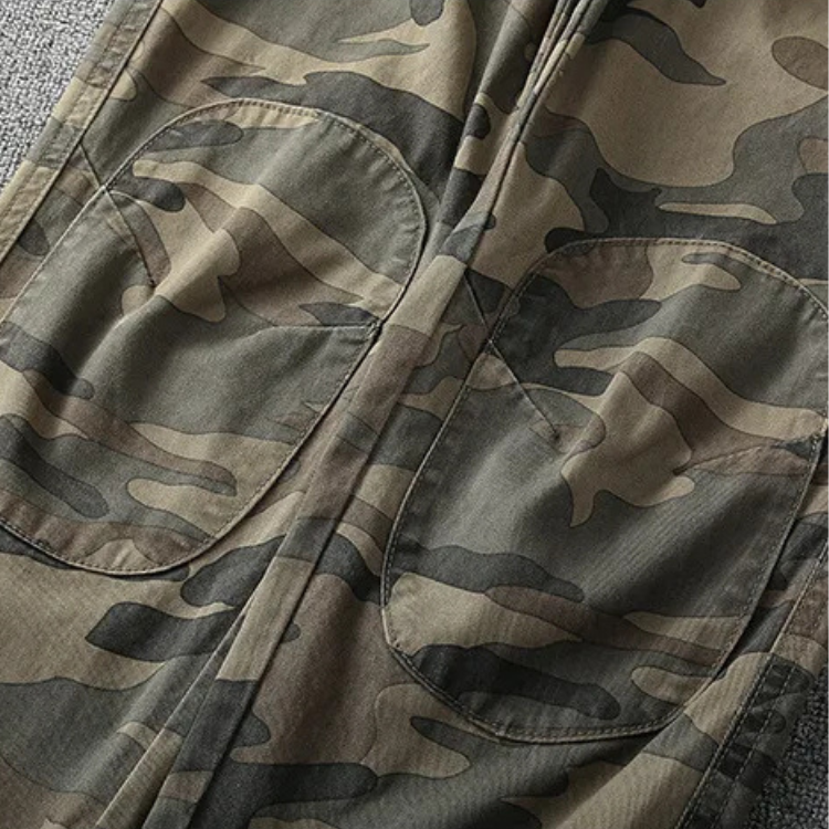 JOGGERS UTILITAIRES CAMOUFLAGE DOUBLE GENOU
