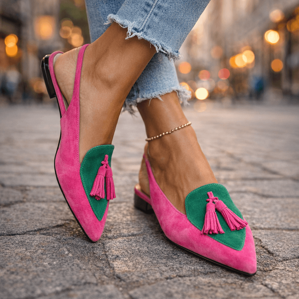 SANDALES FRANGES FINES