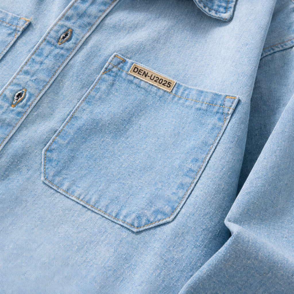 CHEMISE EN DENIM COUPE AMPLE