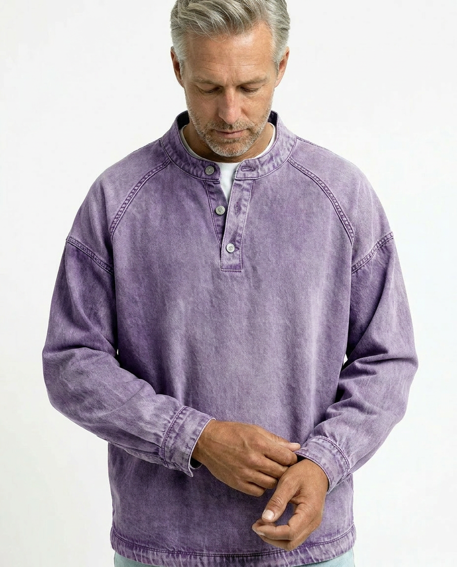 CHEMISE HENLEY VINTAGE