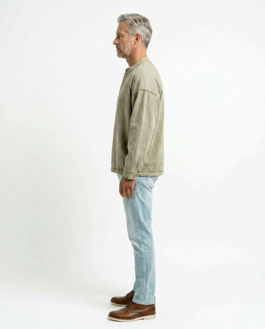 CHEMISE HENLEY VINTAGE