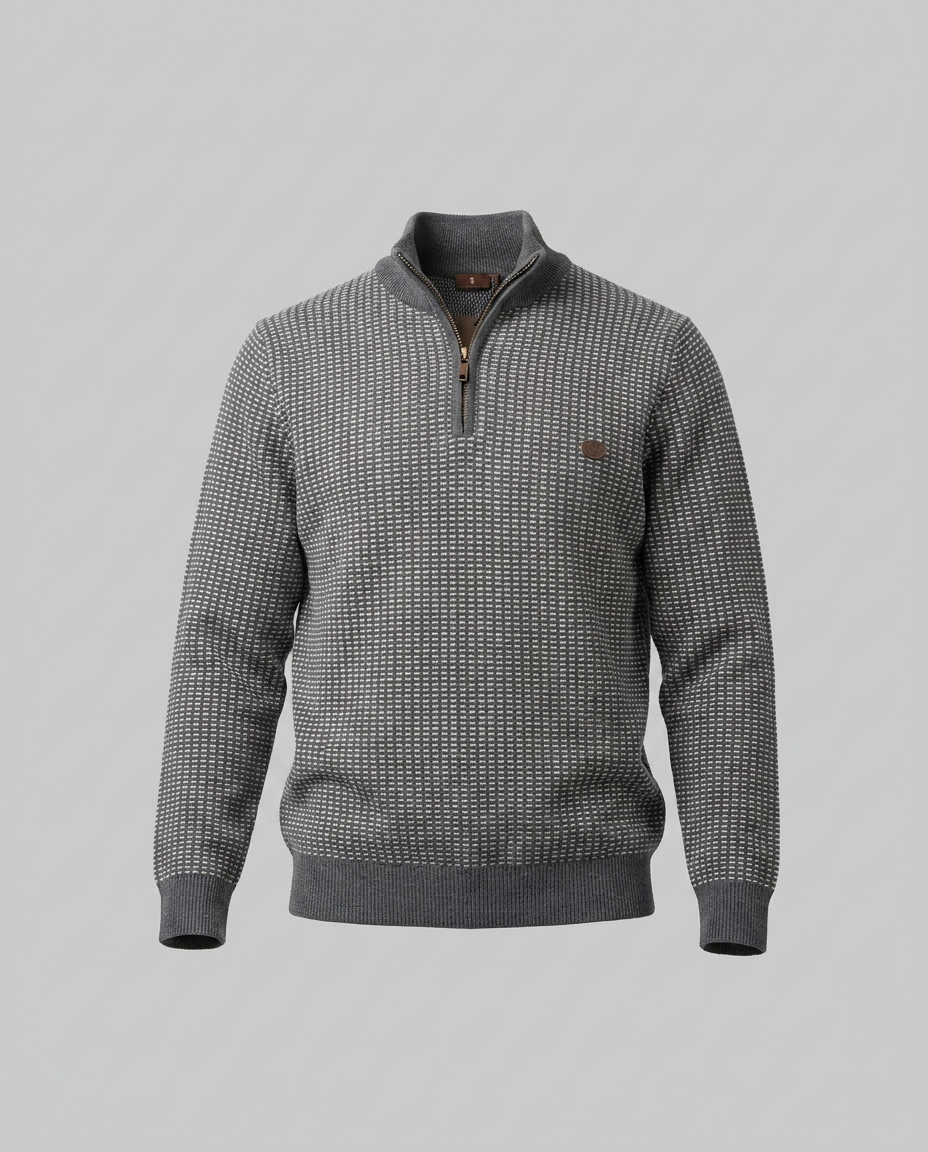 PULL-OVER TEXTURÉ À RAYURES