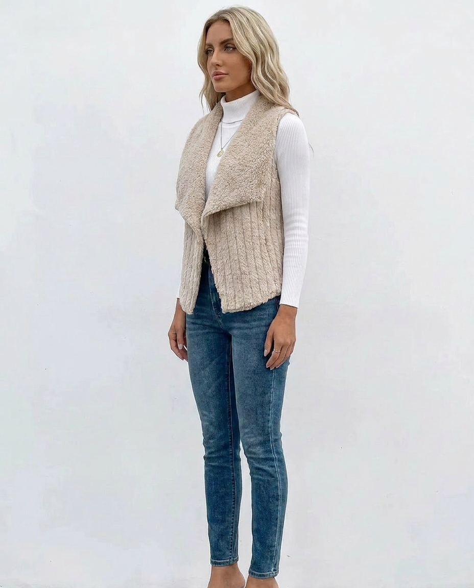 MANTEAU GILET OUVERT