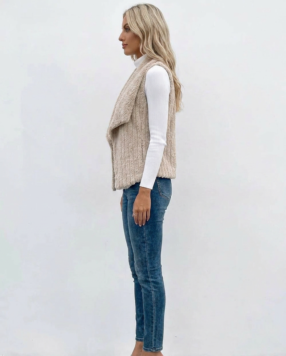 MANTEAU GILET OUVERT