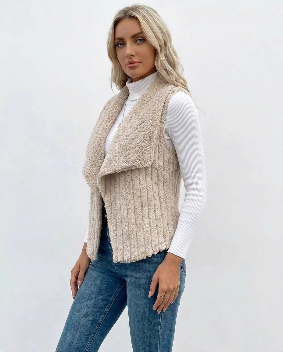 MANTEAU GILET OUVERT