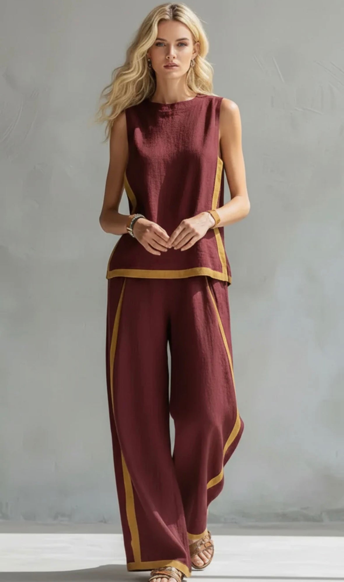 ENSEMBLE DEUX PIÈCES ÉLÉGANT LEYLA