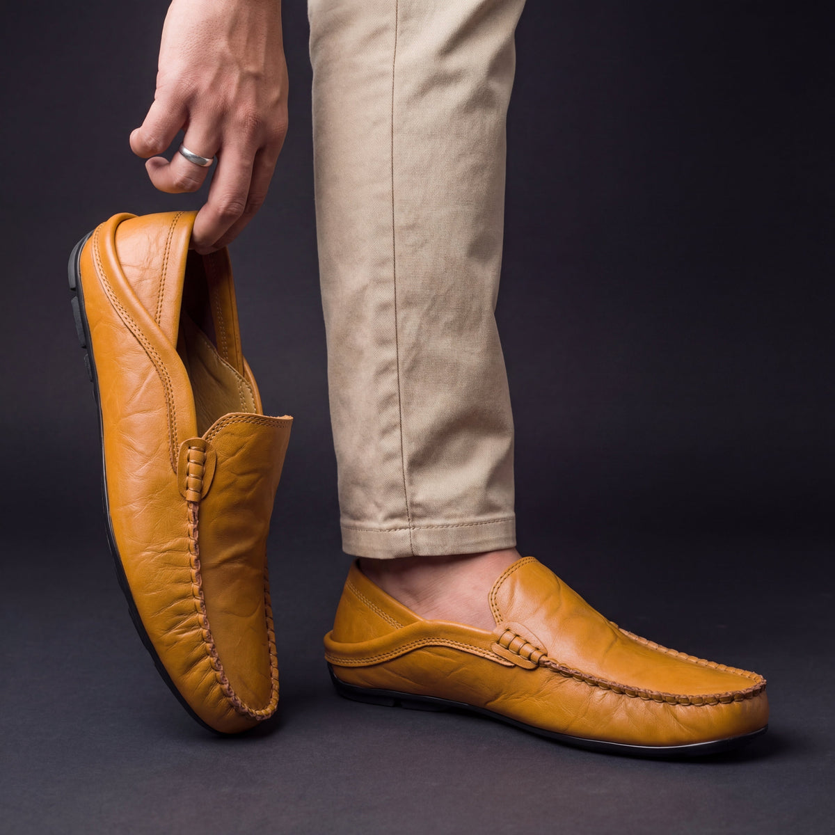 MOCASSINS FLORENCE EN CUIR