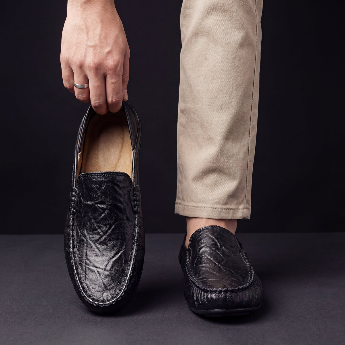 MOCASSINS FLORENCE EN CUIR
