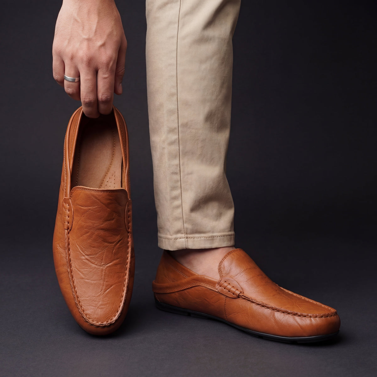 MOCASSINS FLORENCE EN CUIR