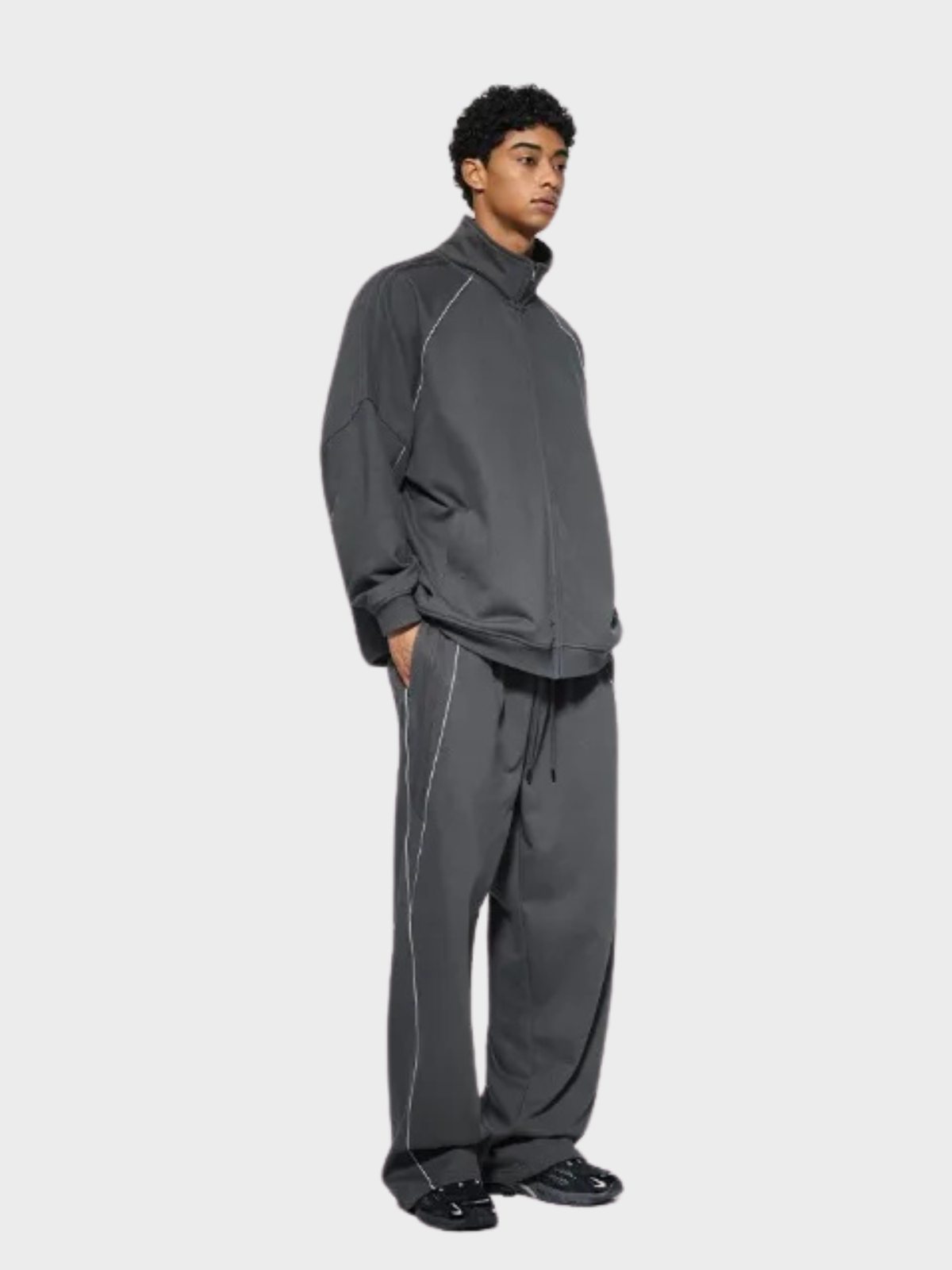 PANTALON DE SURVÊTEMENT DROIT RÉFLÉCHISSANT
