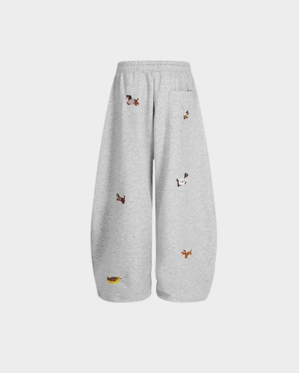 PANTALON DE JOGGING BRODÉ AVEC MOTIF CHIOT
