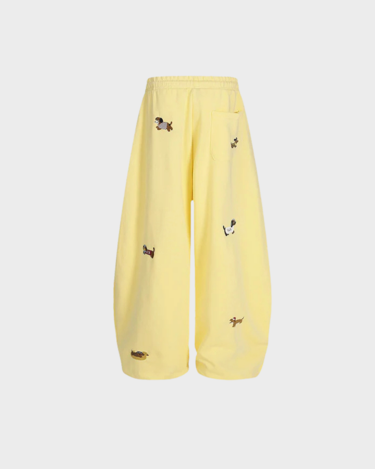 PANTALON DE JOGGING BRODÉ AVEC MOTIF CHIOT