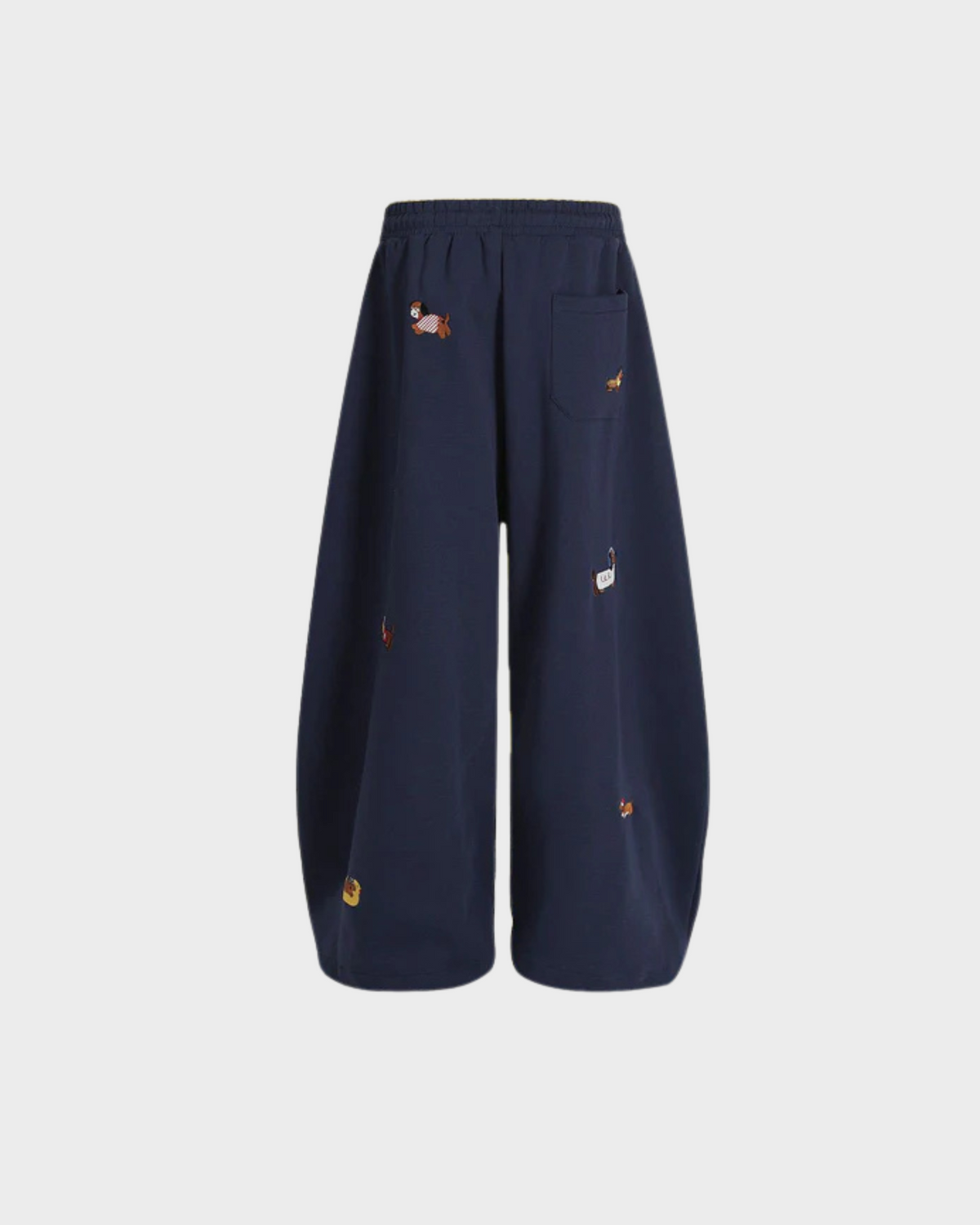 PANTALON DE JOGGING BRODÉ AVEC MOTIF CHIOT