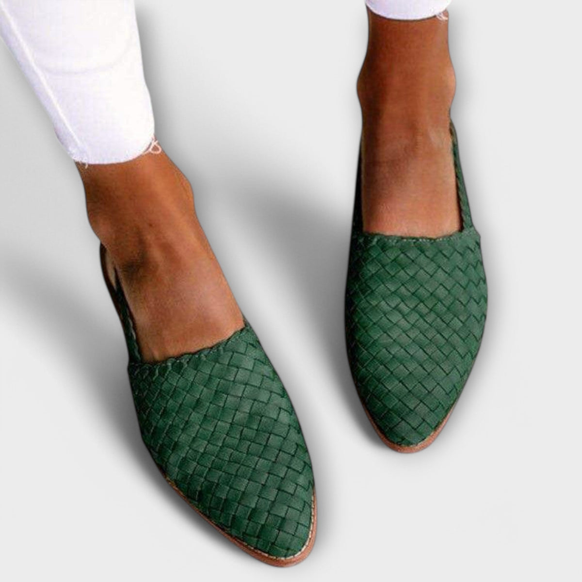 MOCASSIN TRESSÉ À BRIDE ARRIÈRE