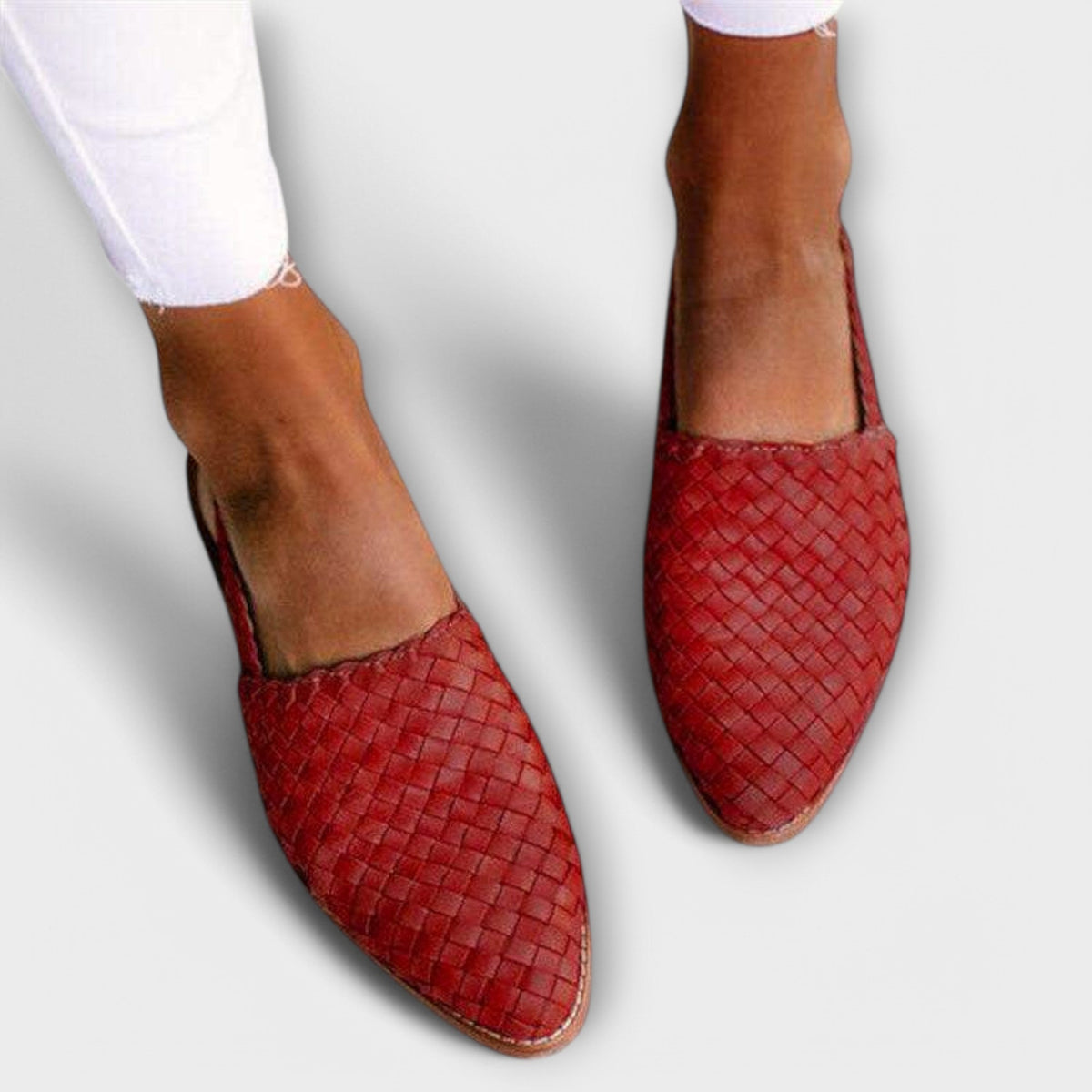 MOCASSIN TRESSÉ À BRIDE ARRIÈRE