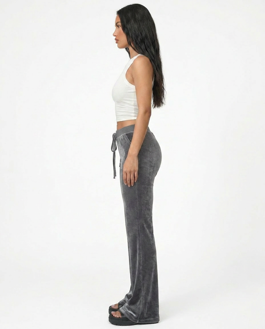 PANTALON ÉVASÉ EN VELOURS