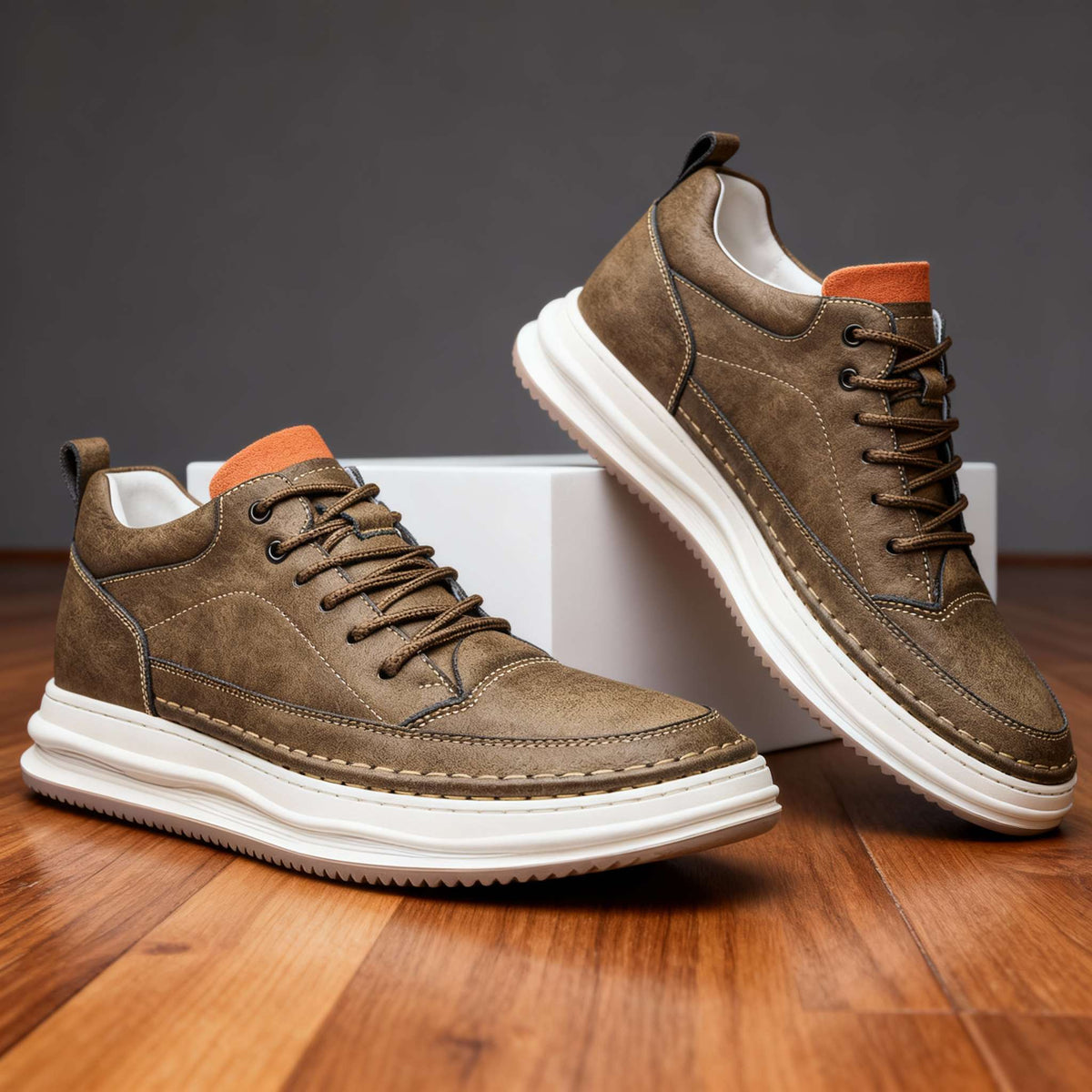 SNEAKERS EN CUIR JACKSON