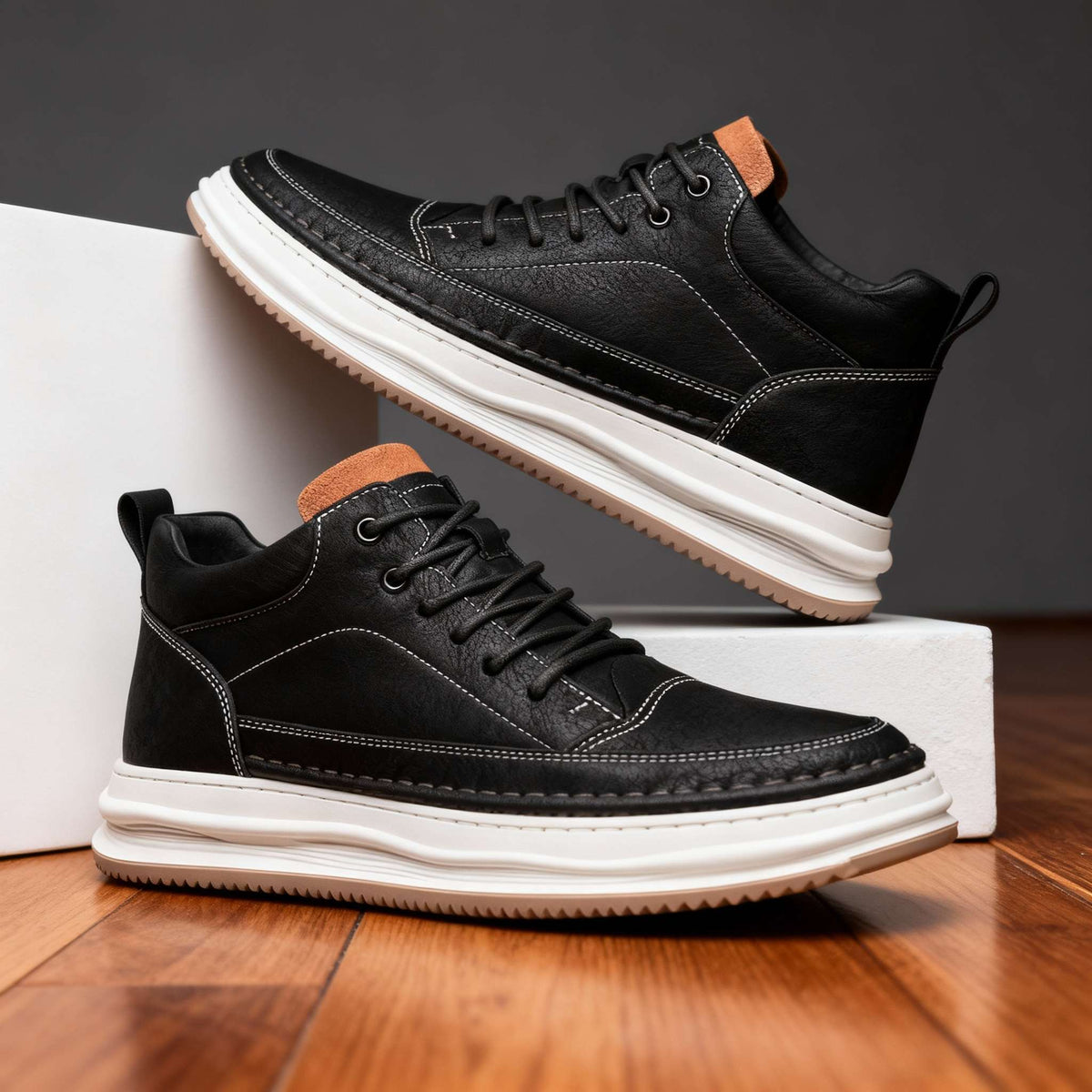 SNEAKERS EN CUIR JACKSON
