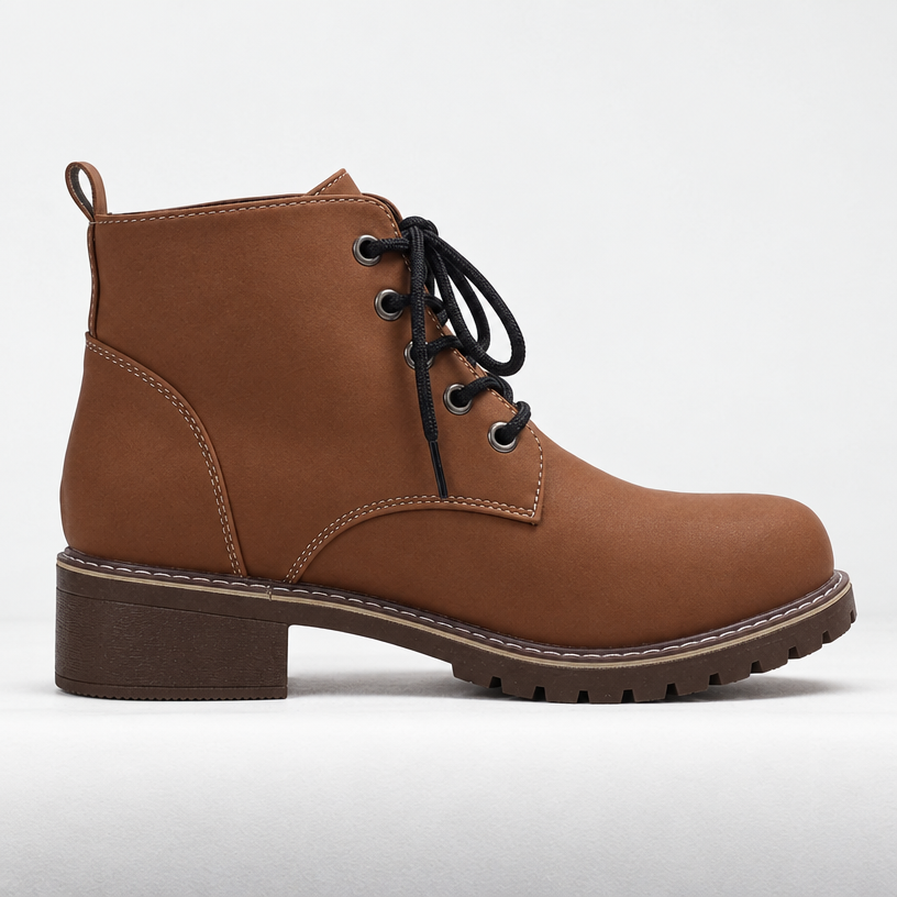 BOTTINES À LACETS
