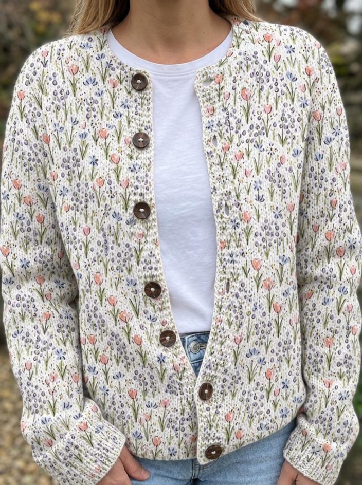 CARDIGAN LIBERTY ROSE POUDRÉ