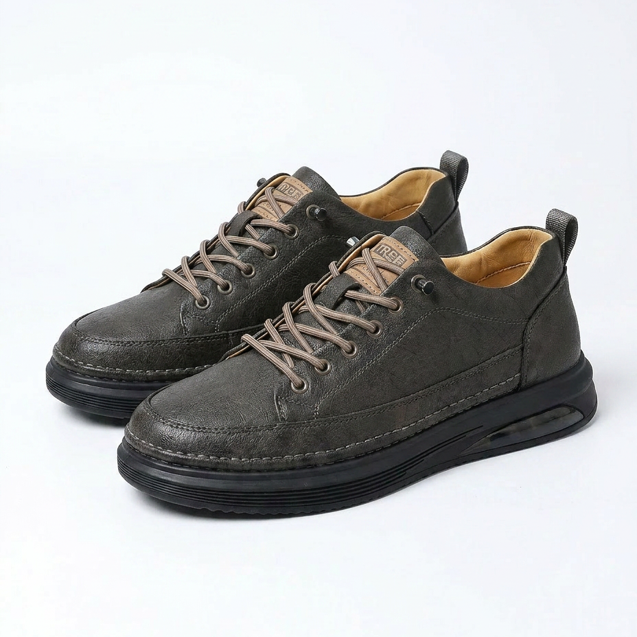 BASKETS EN CUIR AMERIA