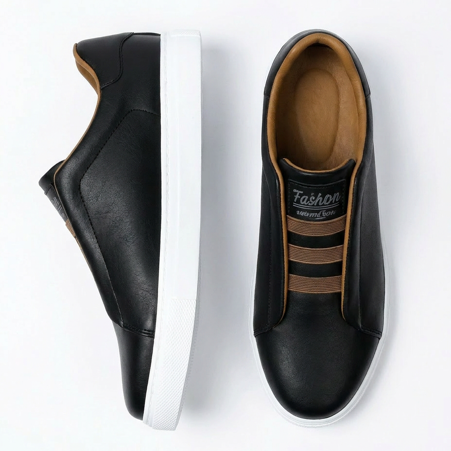 BASKETS EN CUIR CHRISTIAN