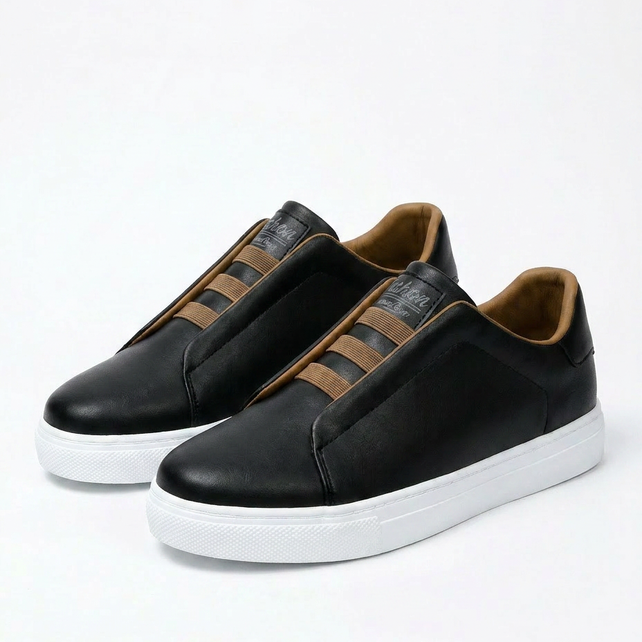 BASKETS EN CUIR CHRISTIAN